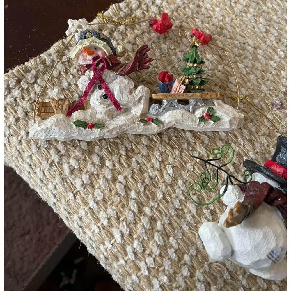 snowman Christmas ornaments  -2